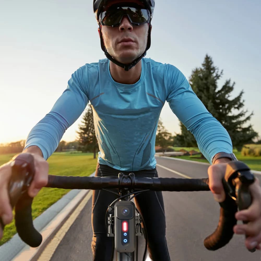 New 1080P Bicycle Recorder Bicycle Tail Light Multifunctional Portable Vlog Camera For Outdoor Cycling Adventure Enthusiasts Toy