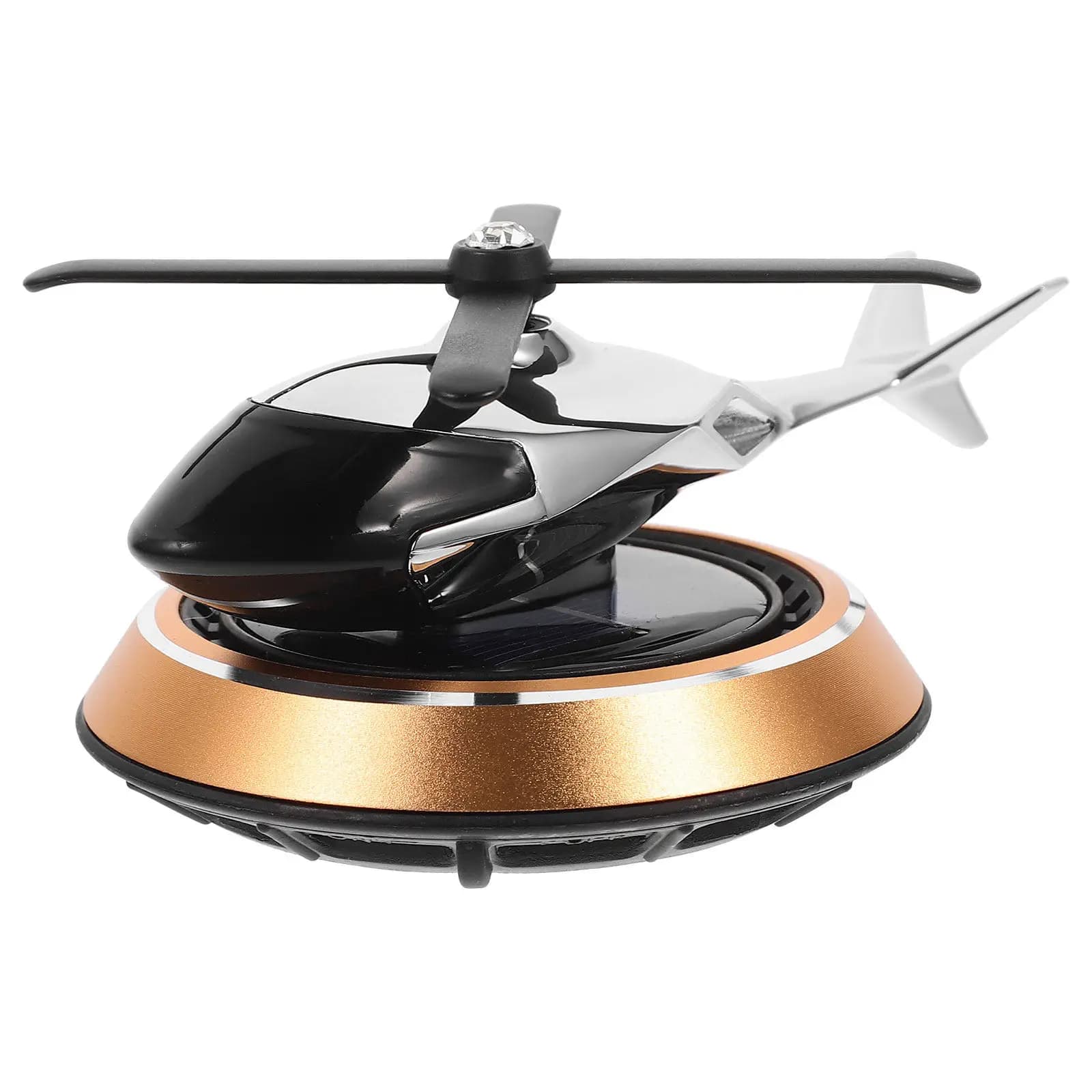 Solar Deodorant for Helicopter Shaped Cars, Dashboard Arom Diffuser, Decorative Interior Car Accessories