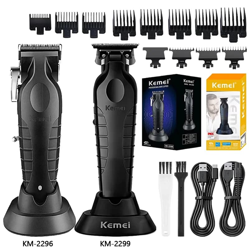 Professional Kemei Haircut for Men Adjustable Wireless Haircuts Lithium Rechargeable Haircut