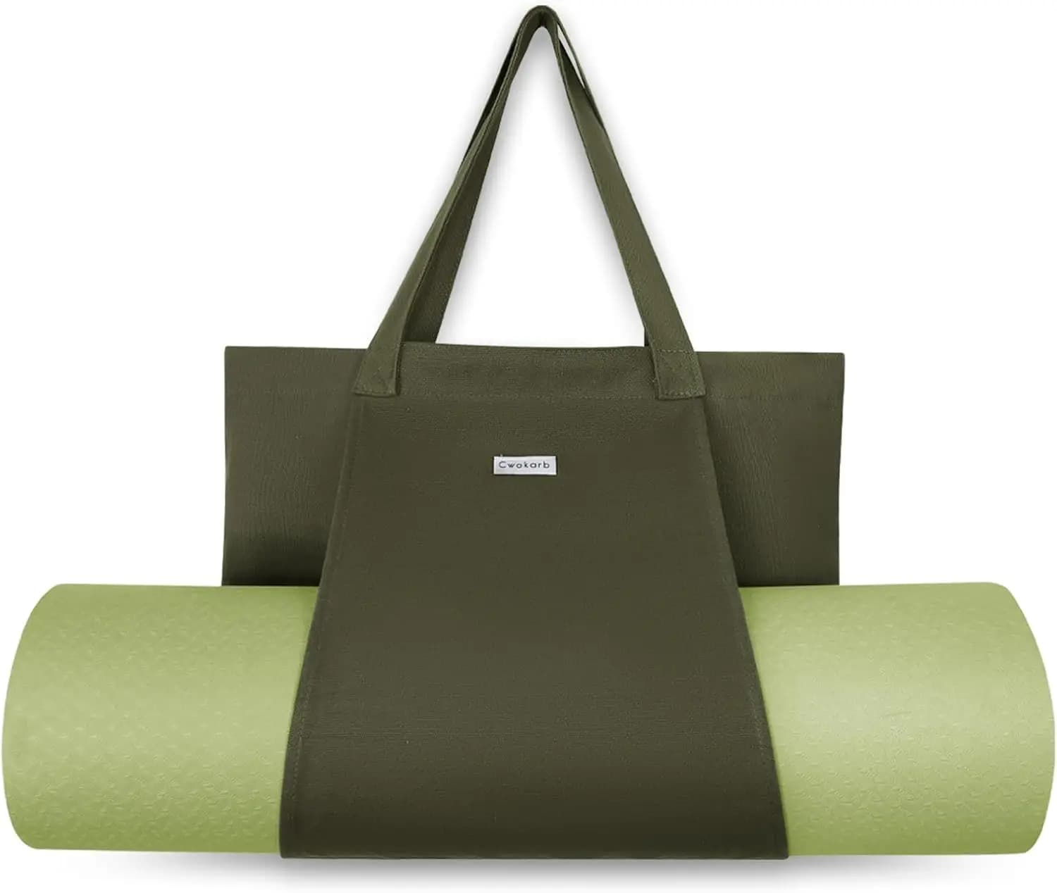 Women's yoga bag with mat holder, adjustable shoulder strap for Pilates, travel, office, beach and workout