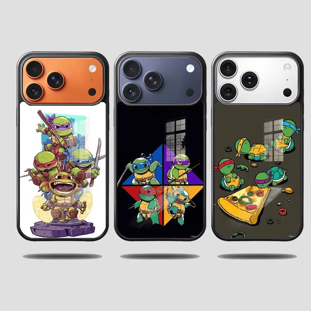 N-Ninja Cool T-Turtles TMNT Phone Cases For iPhone 17 16 15 14 13 12 11 Pro Max Full-coverage for Magsafe protective case