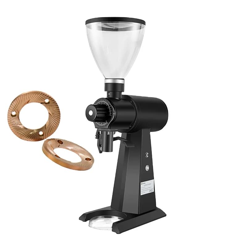 98mm Titanium Burr Coffee Grinder Industrial Commercial Espresso Cafe Machine Electric Coffee Bean Grinder Fix