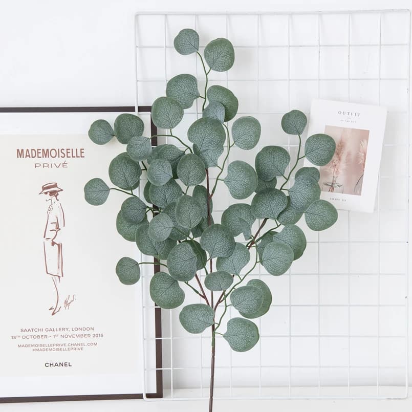 Piante Artificiali, Ghirlanda di Foglie di Eucalipto, Decorazioni per San Valentino, Casa, Stanza, Matrimonio, Giardino, Cortile, Fai-da-Te, Arco, Scrapbooking, Accessori Finti, Ghirlanda