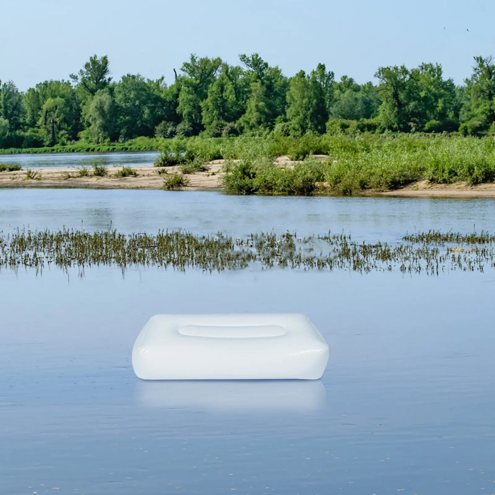Cuscino per Sedile Gonfiabile in PVC Resistente per Kayak, Paddle Board, Canoa, Dinghy - Comfort e Supporto Facile da Gonfiare e Sgonfiare - Sedile per Imbarcazioni