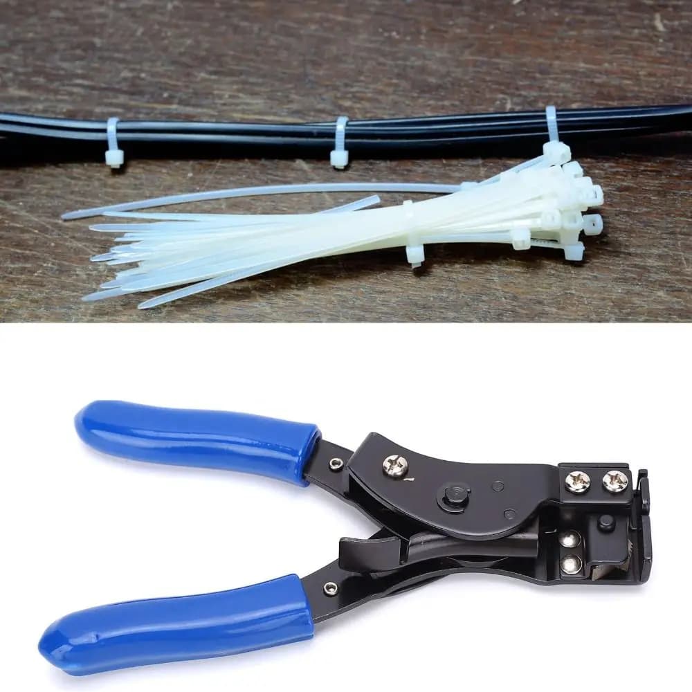 Utensile Multiuso per Fascette in Nylon, Strumento Manuale per Taglio e Avvolgimento, per Cinghie di Fissaggio 2.4-12mm