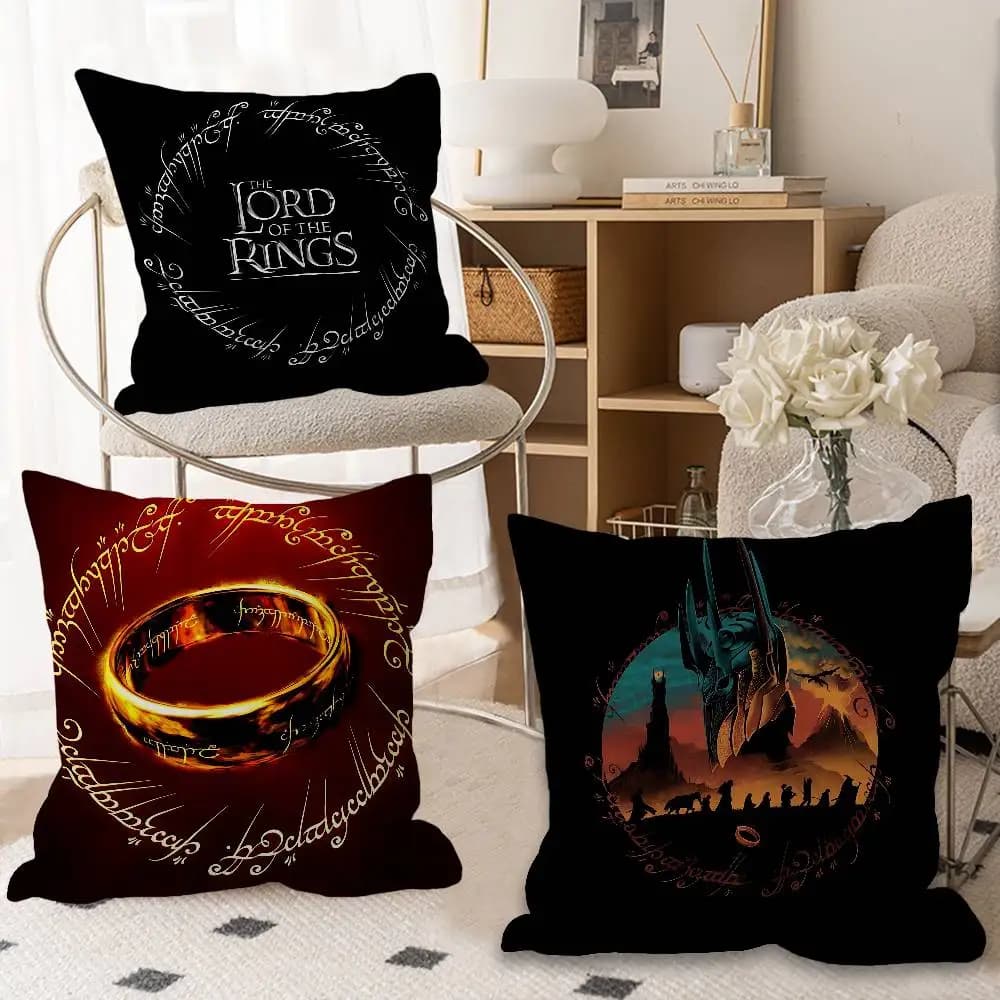 Fodera per cuscino L-Lord Of The Ring, federa per cuscino, decorazione per soggiorno, divano, casa, personalizzata