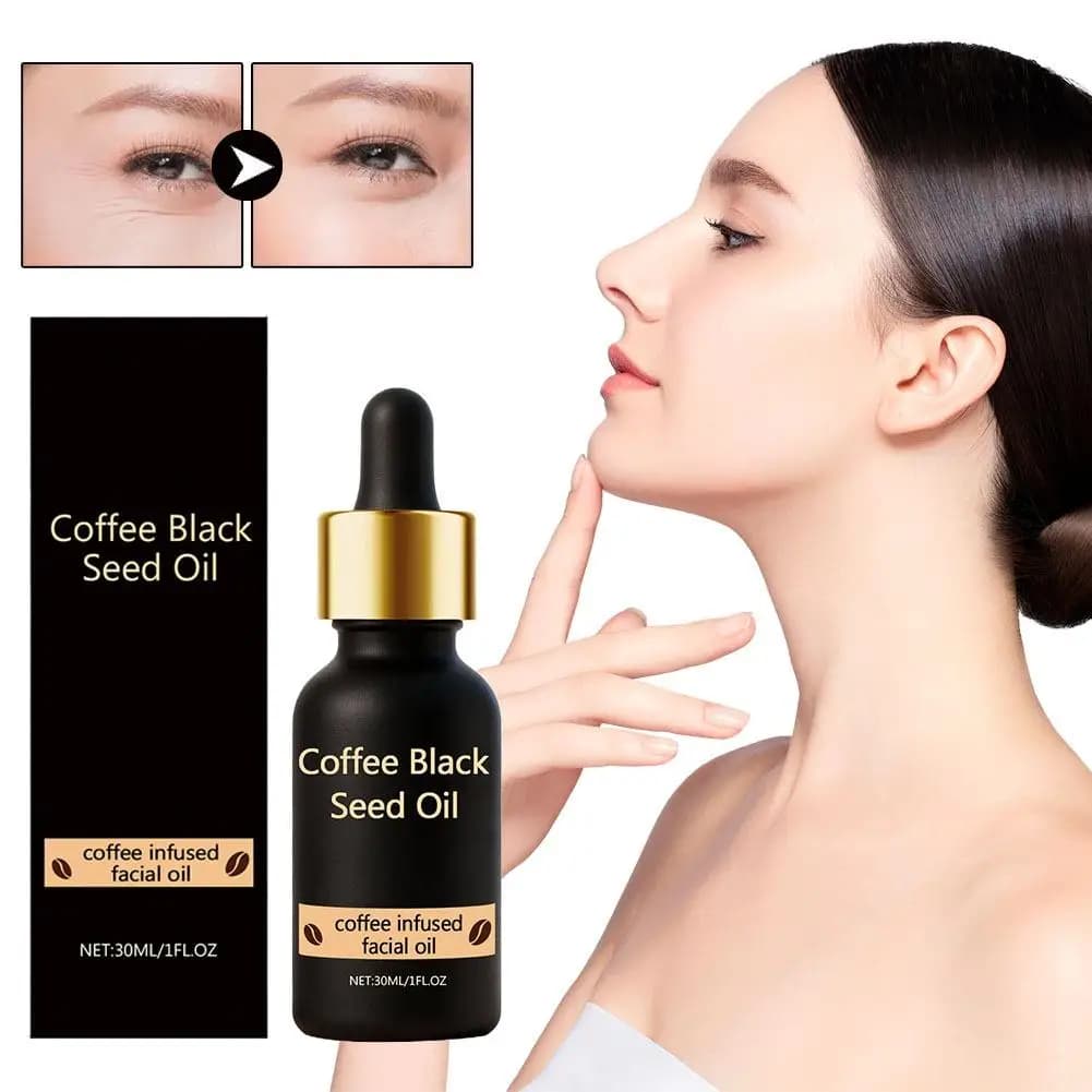 Essenza viso idratante nutriente all'olio di semi neri - 30 ml Olio essenziale idratante per il viso Prodotto quotidiano per la cura della pelle