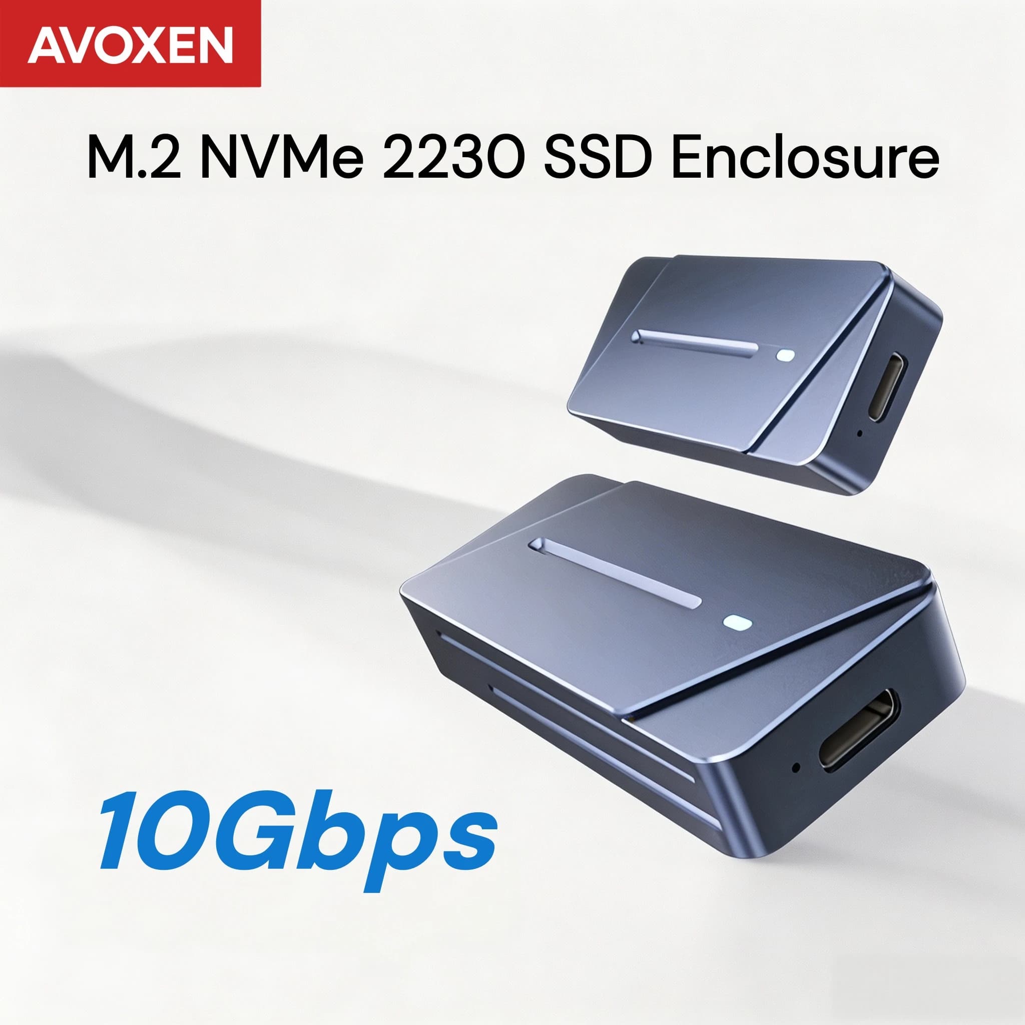 Custodia 2230 Custodia SSD M.2 NVMe USB 3.2 Gen 2 Tipo C Alluminio 10 Gbps JMS583 USB C Custodia SSD esterna portatile per laptop