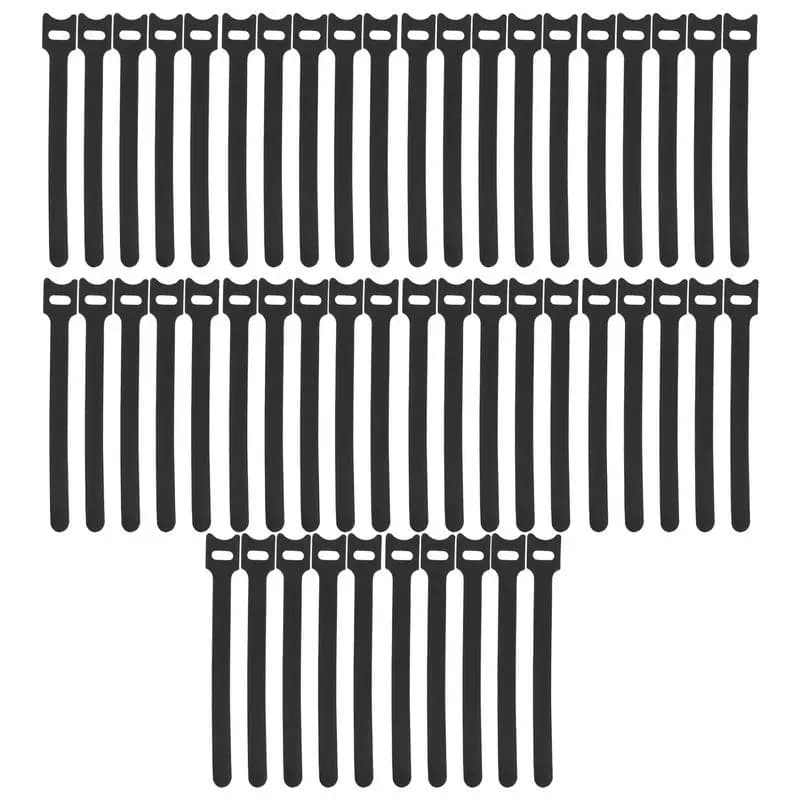 Fascette metalliche fascette in Nylon colorato 50 pezzi fascette regolabili per Organizer per cavi avvolgenti per cavi di ricarica fascette riutilizzabili per cavo
