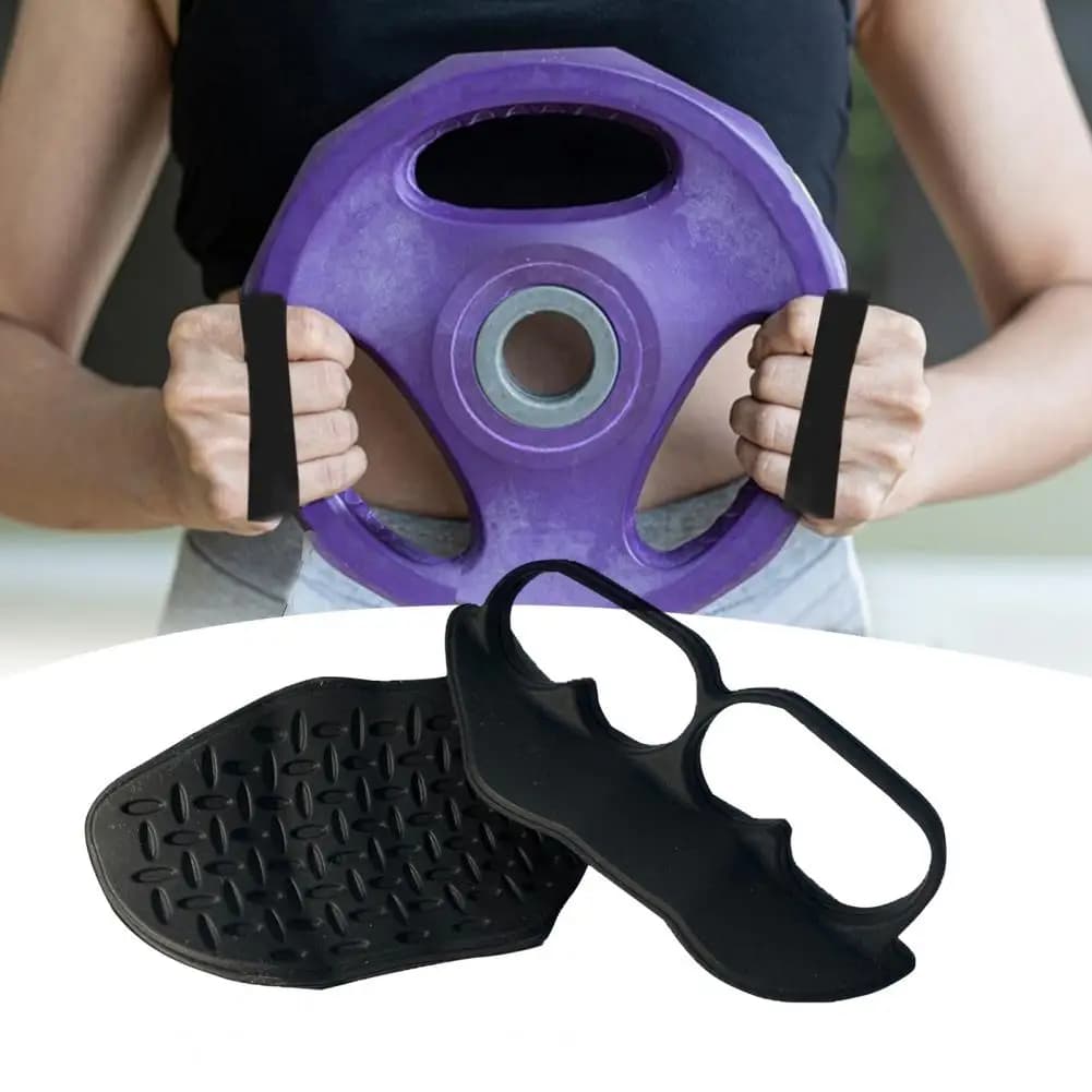 1 paio di impugnature per allenamento, protezione per il palmo delle mani, manubri per sollevamento pesi, stacco, pinze pull-up, guanti per esercizi di allenamento in palestra