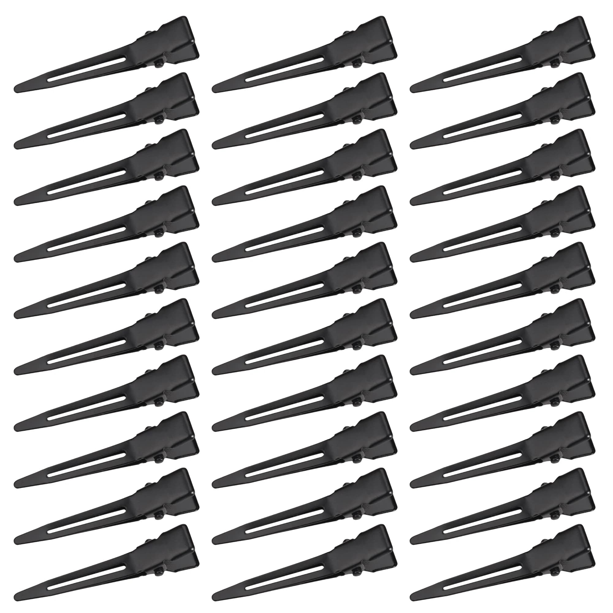50 Pezzi Clip per Capelli a Coda di Ganso Dorati da 4,5 cm, Fermagli a Coda di Ganso in Metallo per Extension e Styling (1,77 Pollici)