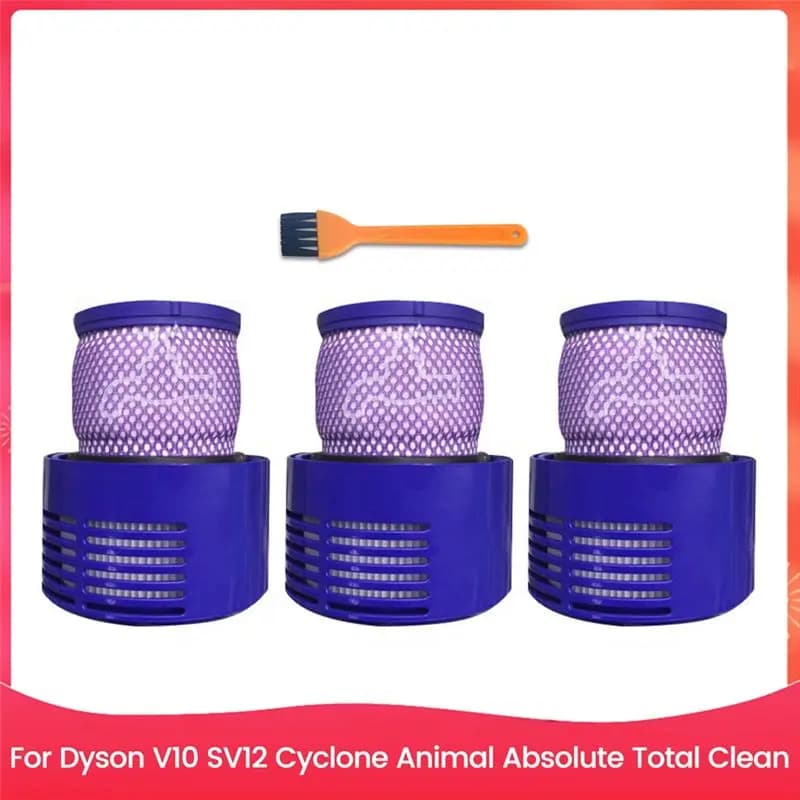 ABJI-3PCS Filter For Dyson V10 SV12 Cyclone Animal Absolute Total Clean Vacuum Cleaners Accessories Replacement Parts