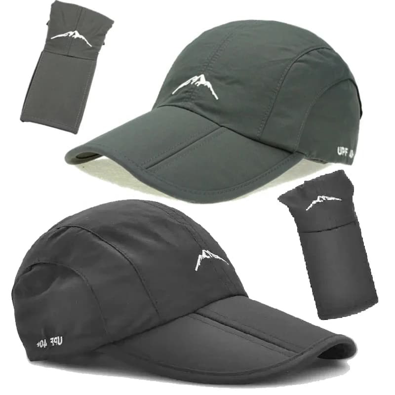 Hot Sale Foldable Outdoor Sport Baseball Cap Quick Drying Hat Unisex Waterproof Breathable Cap UPF 40+ Cycling Hat Four Seasons