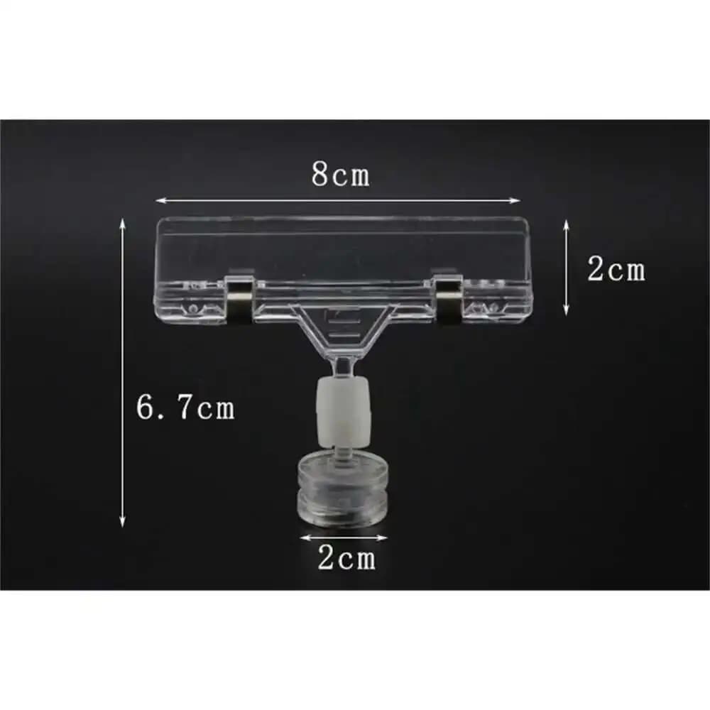 Magnete magnetico con Clip Pop supporto per cartellino del prezzo segno porta etichette espositore per carte carta Memo Clip magnete per Clip per foto
