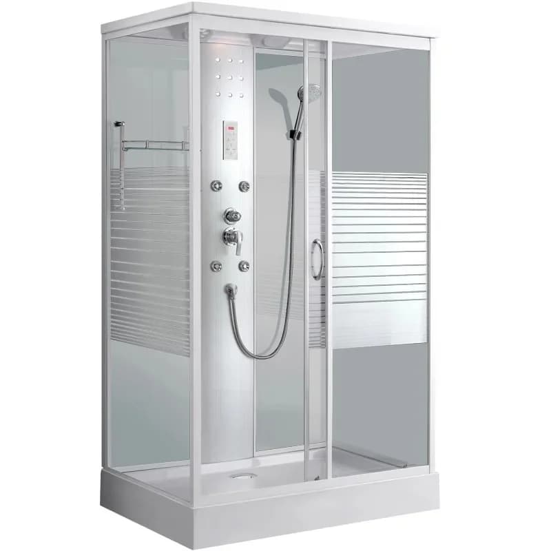 Doccia mobile per camper da bagno integrata Altoparlante Bluetooth, radio, ventola di ventilazione, massaggiatore