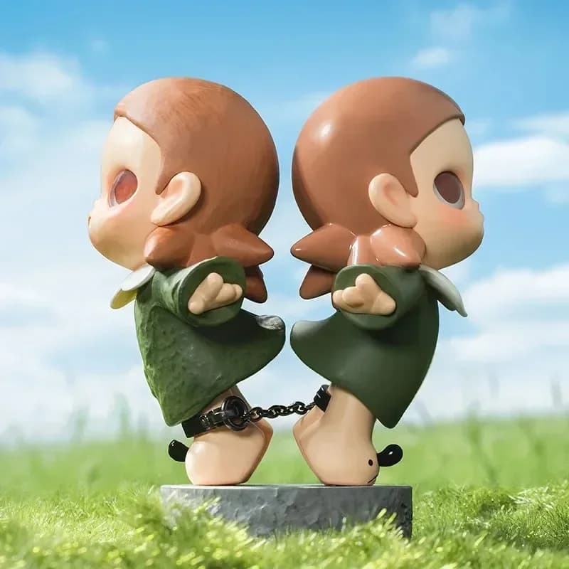 POP MART Zsiga Twins Series Mystery Box Anime PVC 100% originale Action Figure Collection Modello Ornamenti per il desktop Giocattoli per bambole