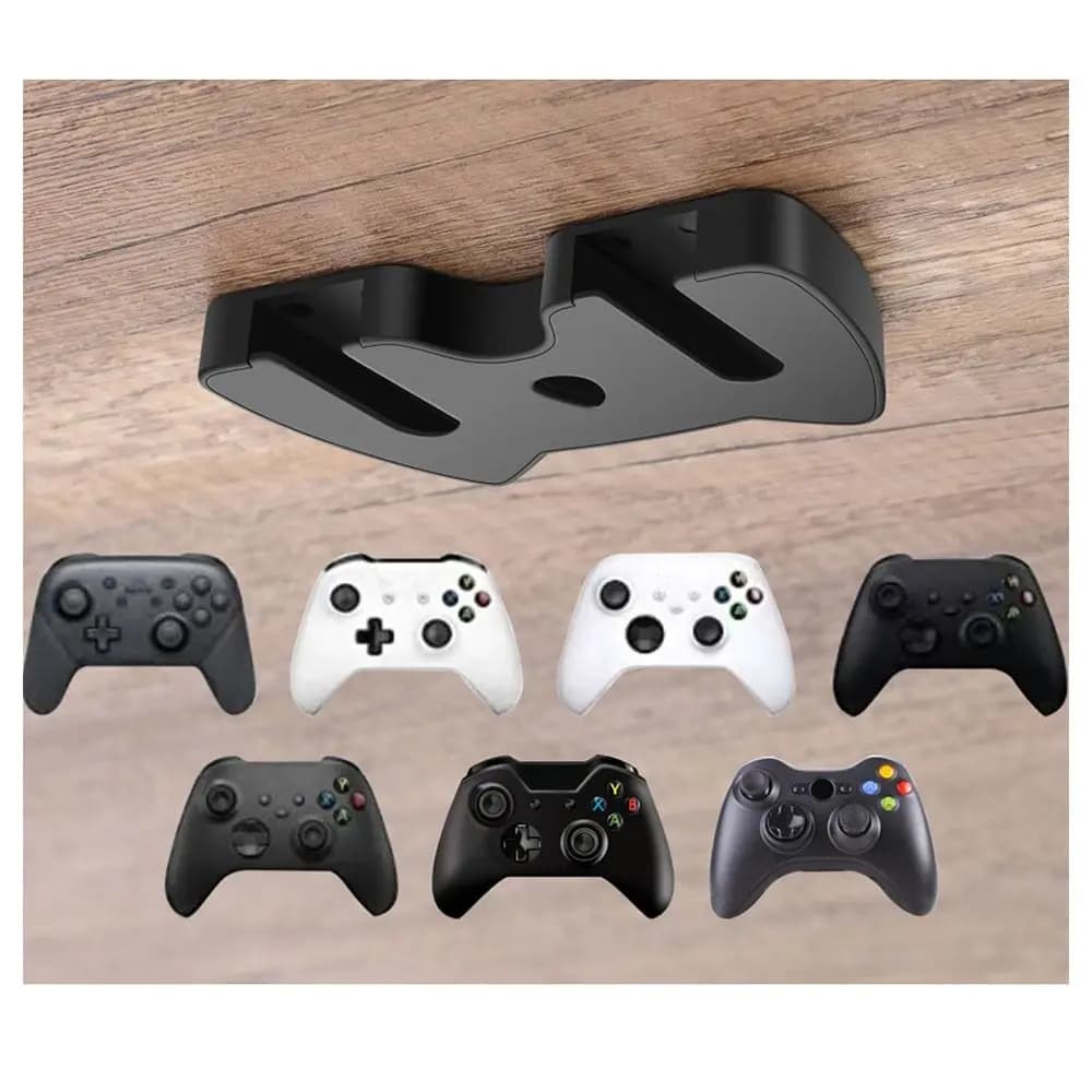 Space Saving Controller Stand Holder Universal Durable Under Desk Bracket Self-adhesive for Xbox Series X/S