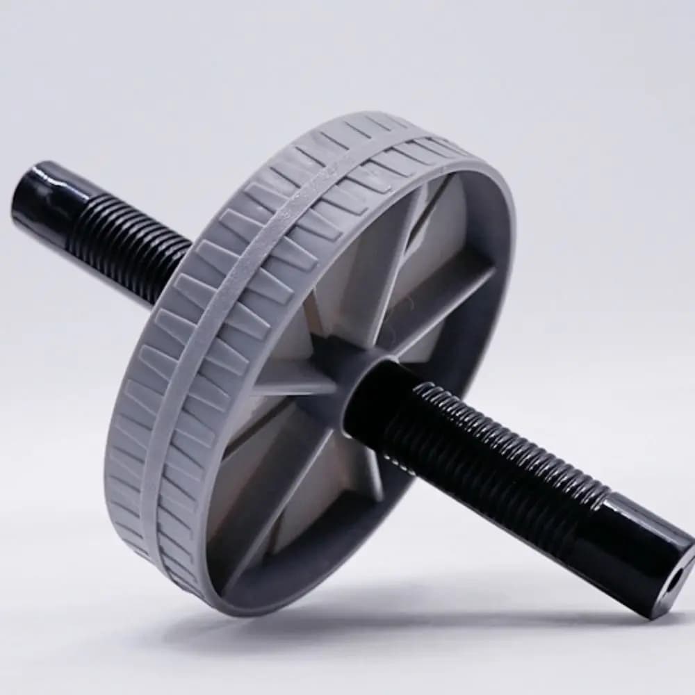 Strong Load Bearing Abdominal Workout Roller No Noise Non-slip AB Roller Thicken Single Wheel Abdominal Exercise Wheel