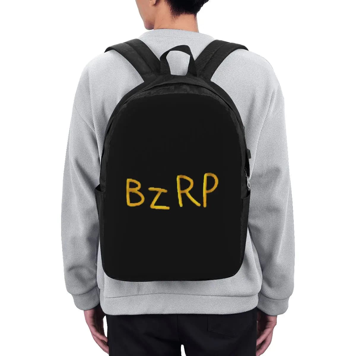 Bizarrap Cap (BZRP) Zaino da viaggio per notebook, borsa per computer, borsa da scuola per studenti universitari, borse a tracolla per laptop per uomo e donna