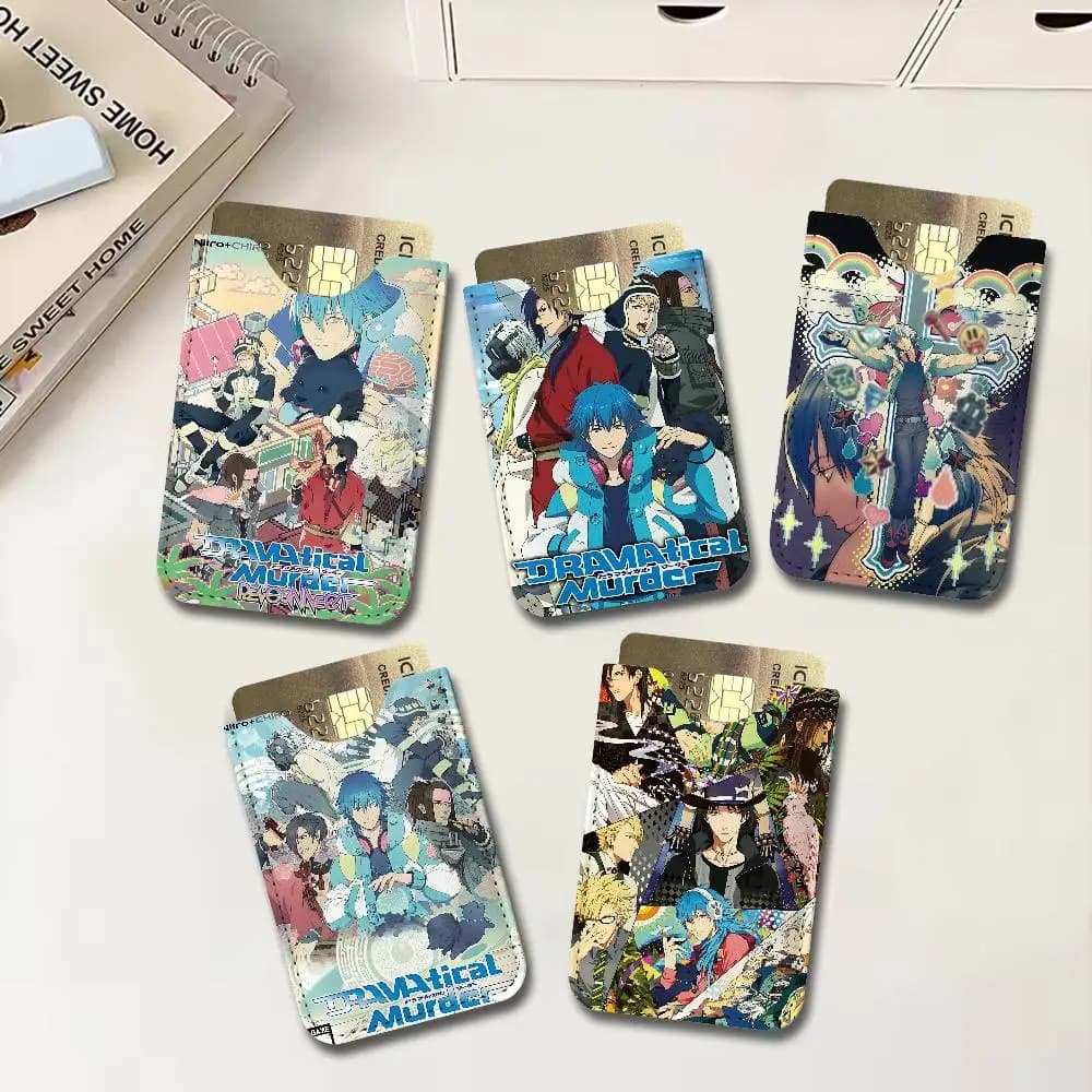 BL Game DRAMAtical Murder Light and thin mini bag small and portable bus card protective leather case for men and women