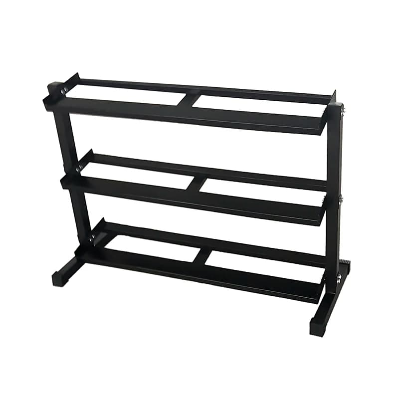 Factory Custom Three-tier Barbell Rack Sturdy Vertical Storage Bracket Fitness Equipment Weight Rack Dumbbell Rack With Weights
