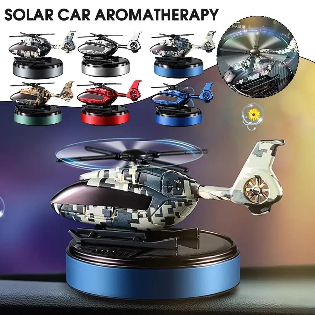Deodorant for Car Solar Helicopter Deodorant for Automatic Rotating Environment Car Dashboard Perfume Decoration for Mymetic Helicopter