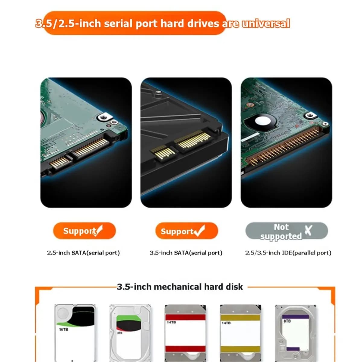 Docking Station Esterna Mini SAS a 4 Bay con Cabinet per Disco Rigido da 3,5'' e Enclosure per Hard Drive Esterno