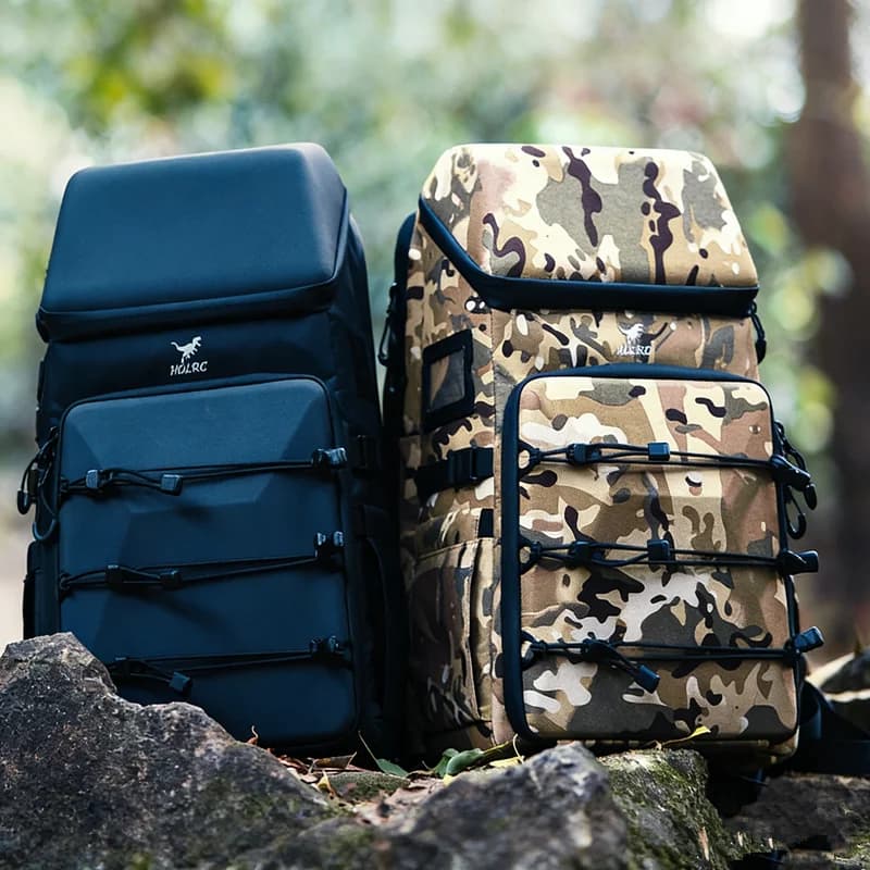 HGLRC B2 14.5L Outdoor Backpack, 900D Material, 1.84kg, for FPV drones and Photography, Black/Mimetical Options