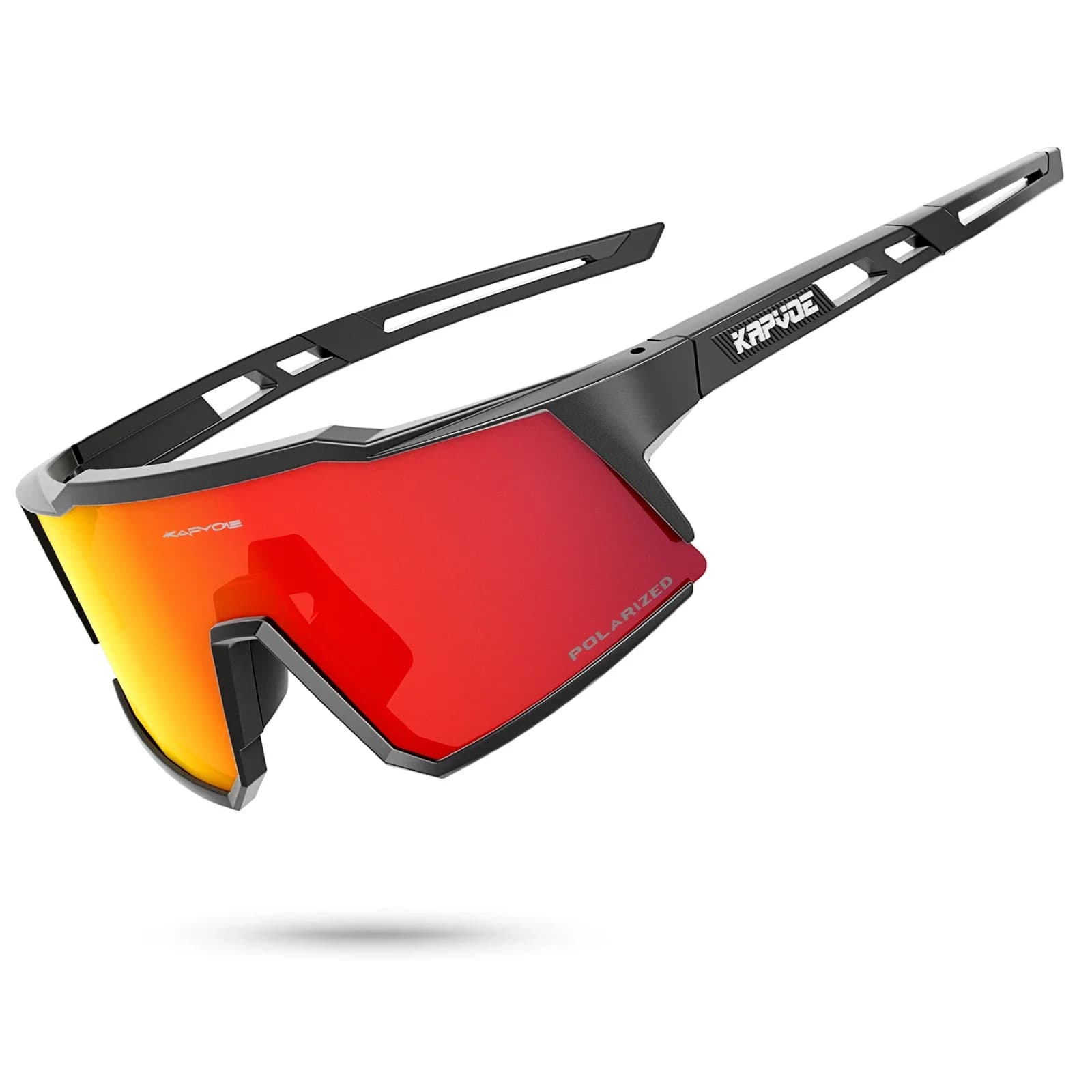 KAPVOE occhiali da ciclismo polarizzati Tr90 telaio per uomo donna occhiali da sole da esterno bici occhiali UV400 sport Baseball Softball escursionismo