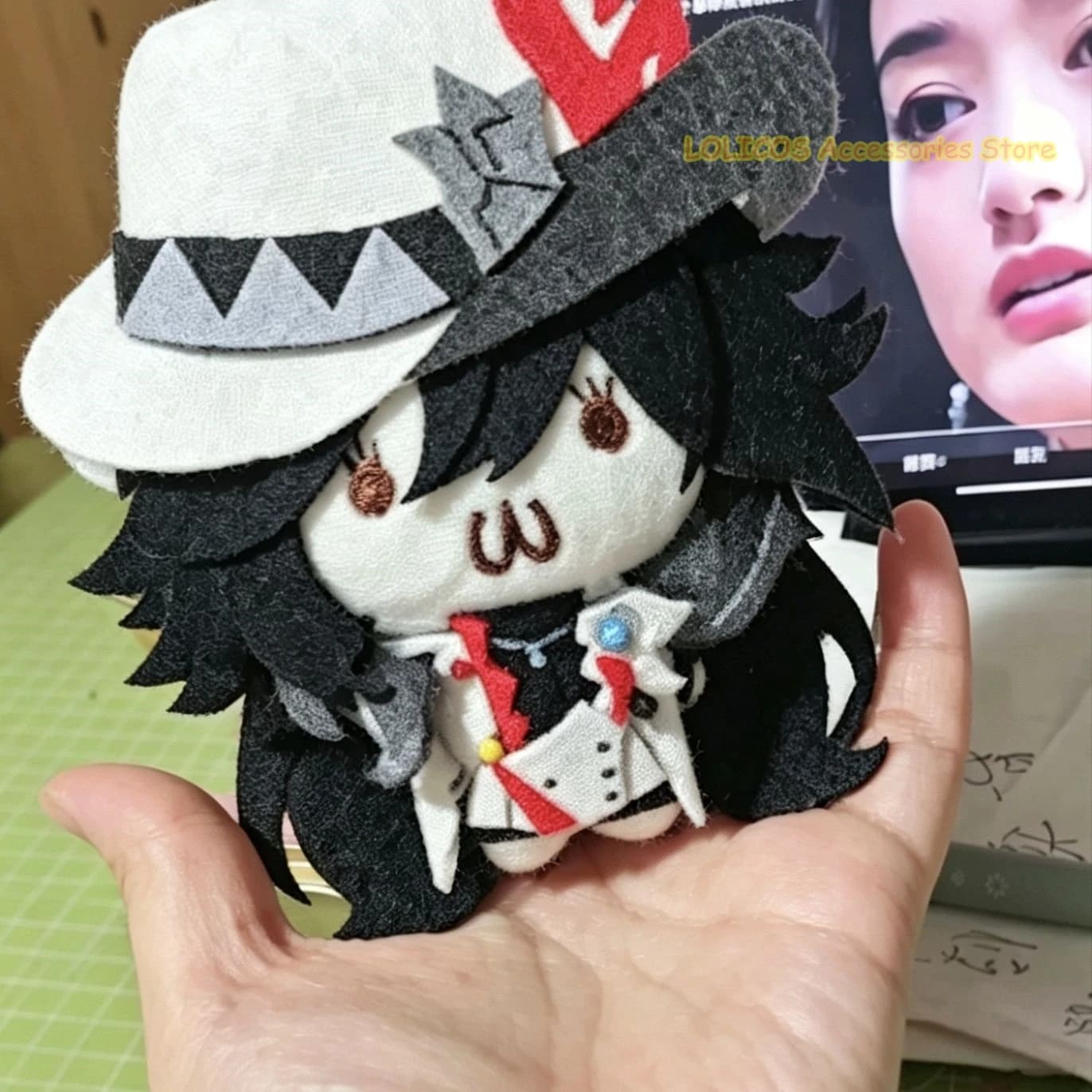Handmade Plush Doll Anime Honkai：Star Rail Castorice Phainon Ashveil Stuffed Toy Bunny Keychain Decor Pendant Girl Gift Birthday