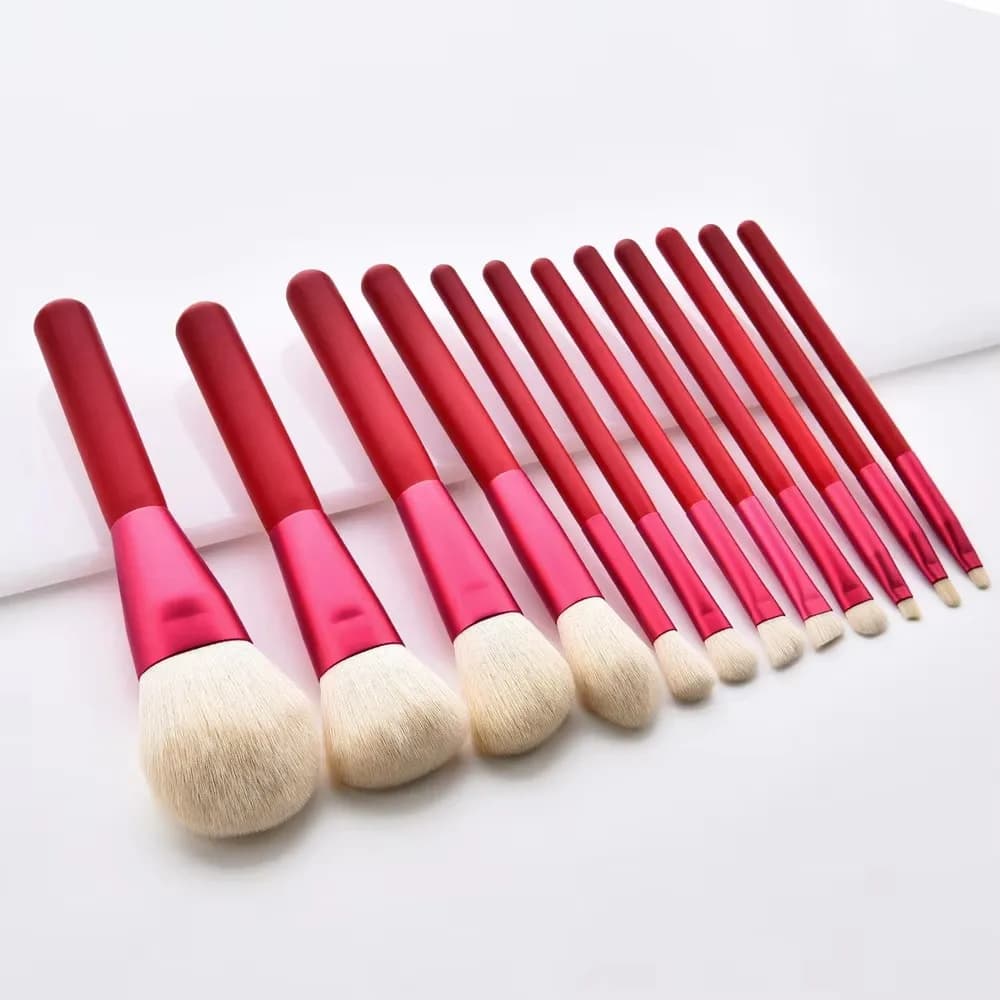 12 Pcs/Set Professional Makeup Brushes Set For Women Foundation Concealer Eyebrow Eyeshadow Powder Brushes Beauty Cosmetic Tools