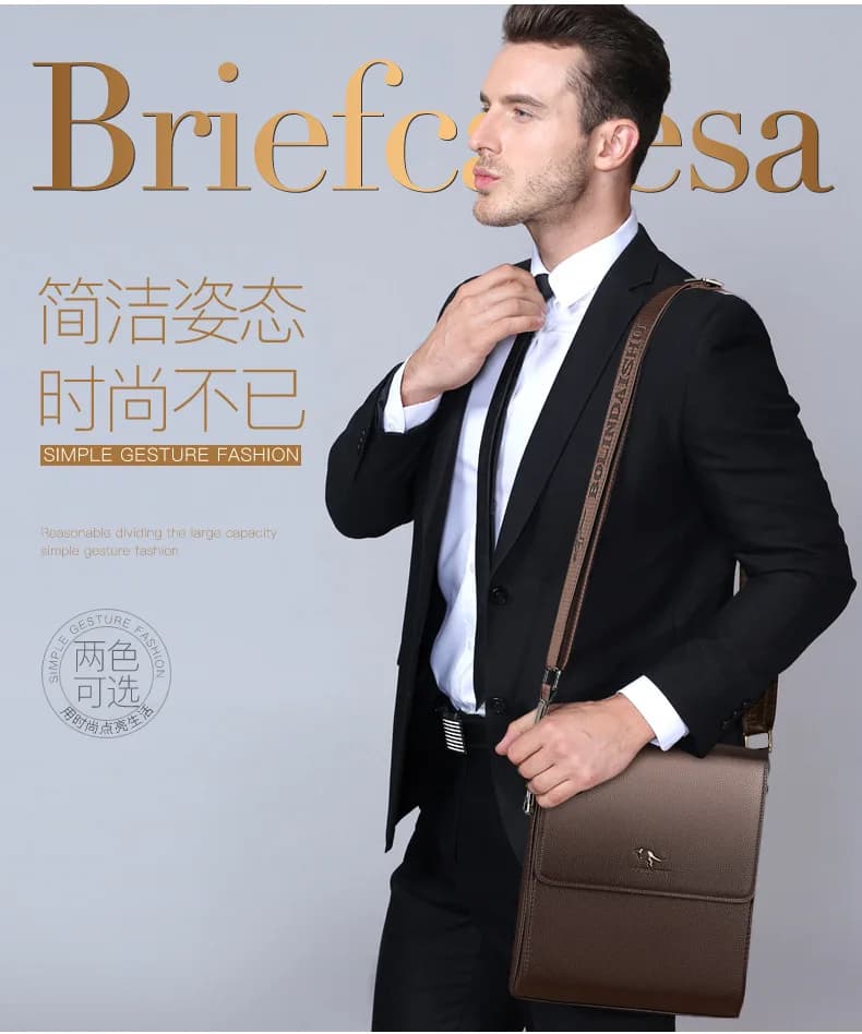 Men's shoulder bag casual crossbody bag anti-theft password lock large capacity men's hand carry shoulder backpack