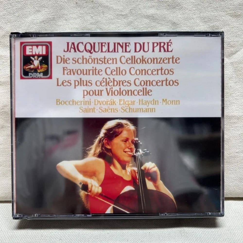 Jacqueline Du Pre Cello Concerto Elgar Dvorak Classic Classical Instrumental 3CD Hard Box Collection Album