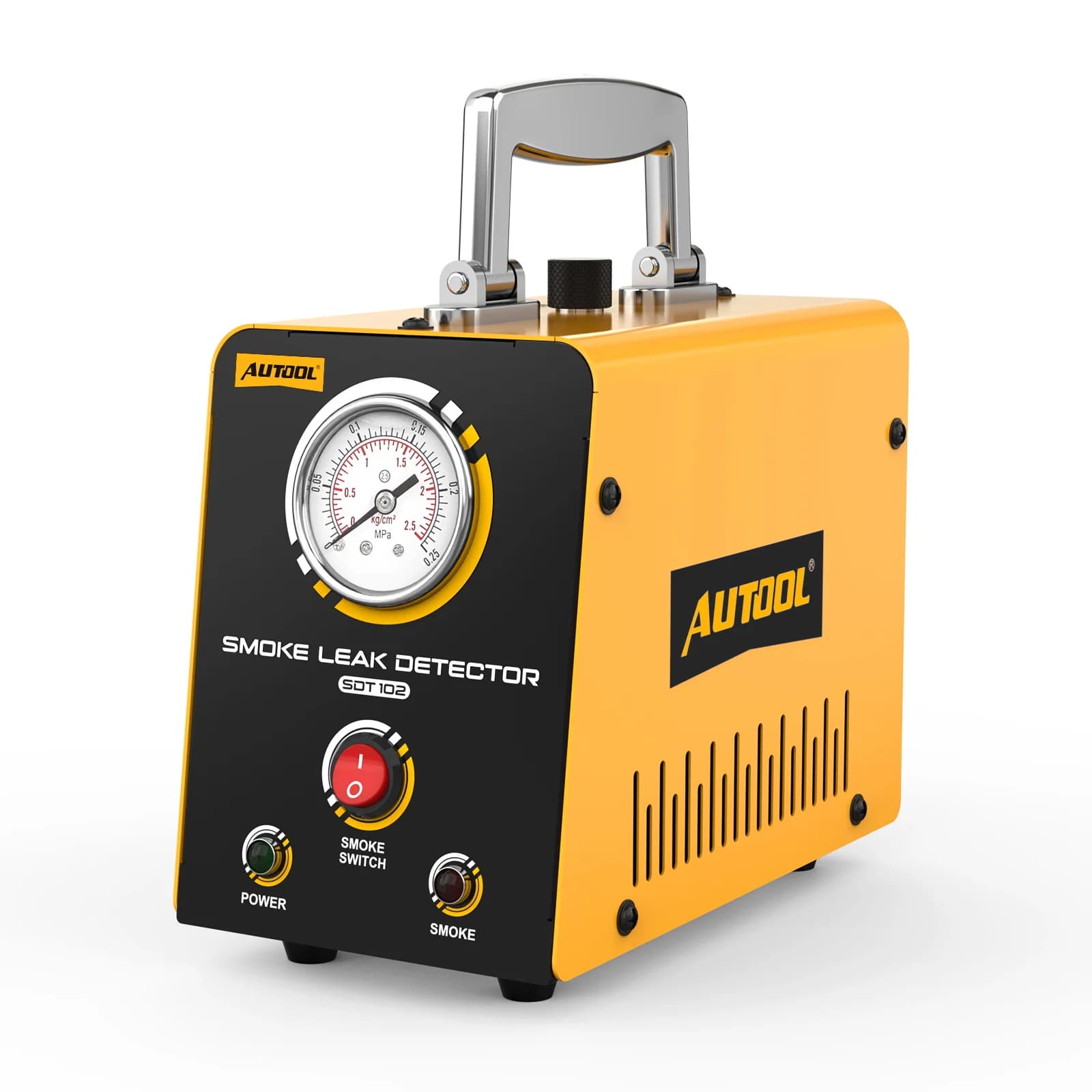 AUTOOL SDT102 Macchina per Fumo EVAP 12V, Rilevatore di Perdite Automobilistiche, Tester a Fumo, Tester Diagnostico per Tubi di Scarico e Vuoto