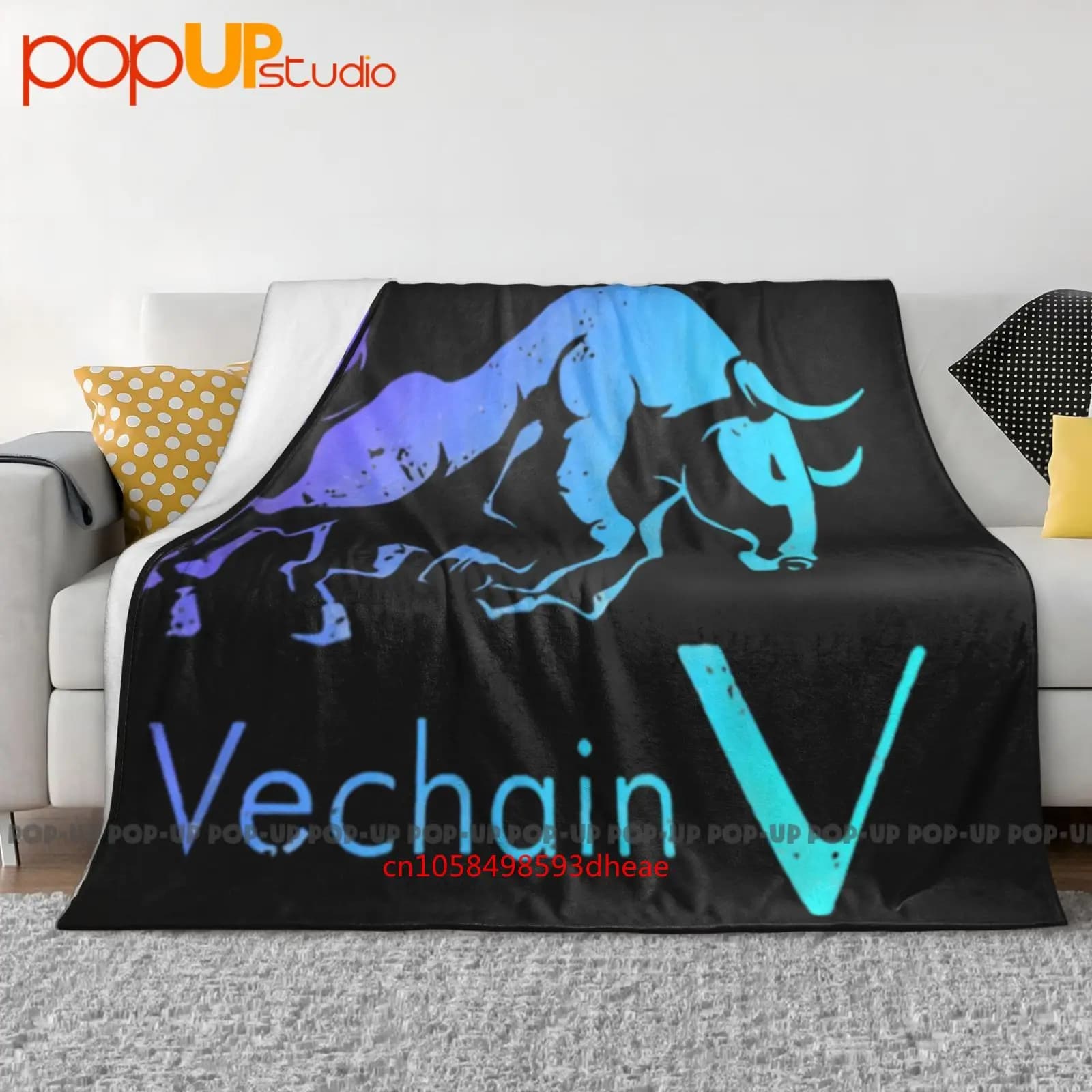 Vechain In A Bullrun! Vet Crypto Blockchain Technology Token Ultra-Soft Blanket Quilt Winter Sofa Cover Bed Covers