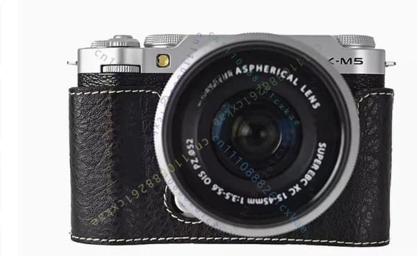 1pcs Camera box half box protective cover leather suitable for Fuji X-M5 XM5