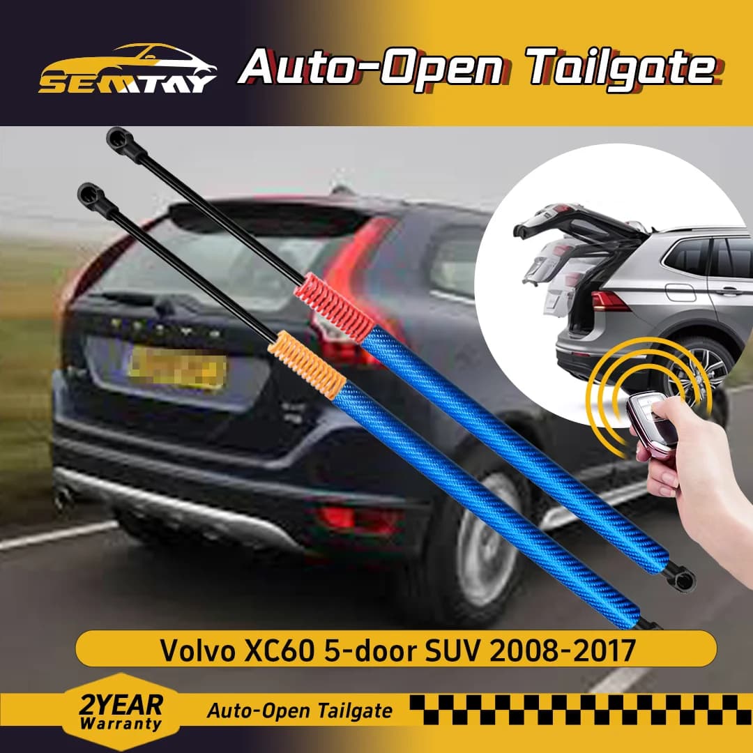 Supporti Automatici per Portellone con Molla SEMTAY per Volvo XC60 SUV 5 Porte 2008-2017, Supporti di Sollevamento per Bagagliaio Posteriore