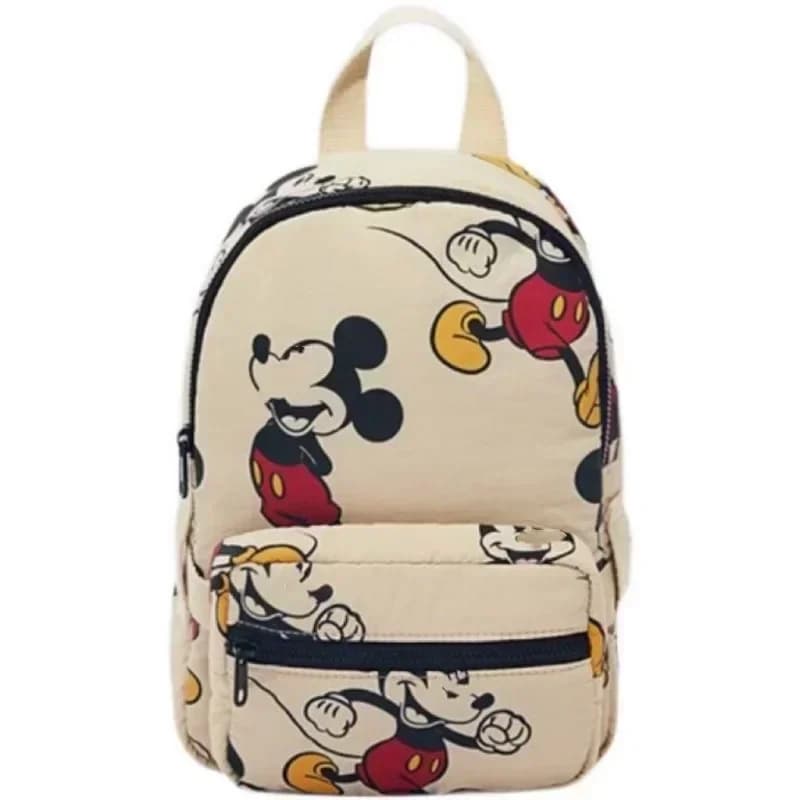 Nuovo Zaino Scolastico per Bambini Disney 2026 con Motivo Mickey Mouse alla Moda, Stampa Carina di Topolino, Zaino Leggero