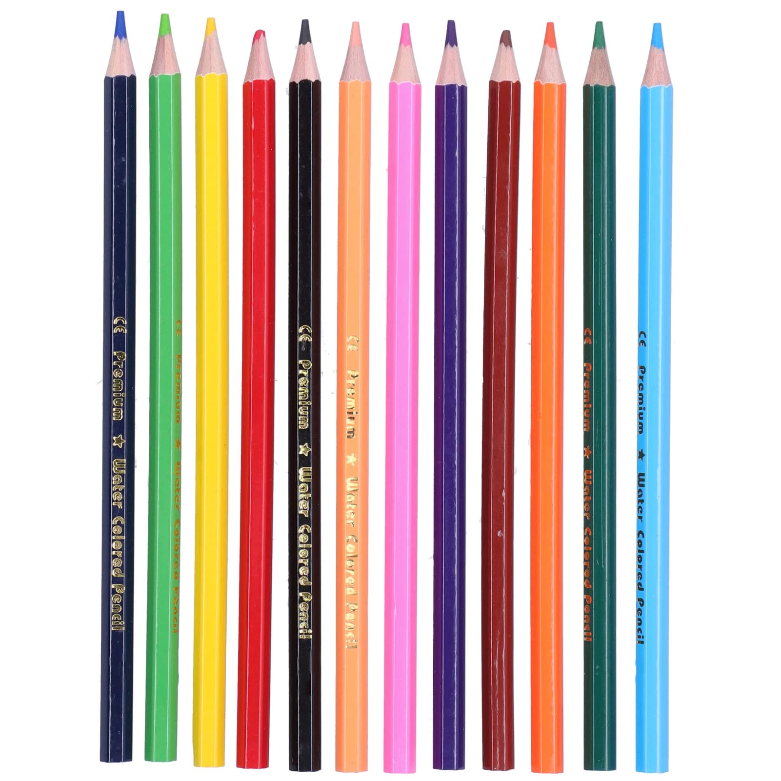 Paint Brush Colored Pencils Painting Pencil Set Have Glossy and Thick Refills Sketch Coloring Pen for Fine Detail Painting