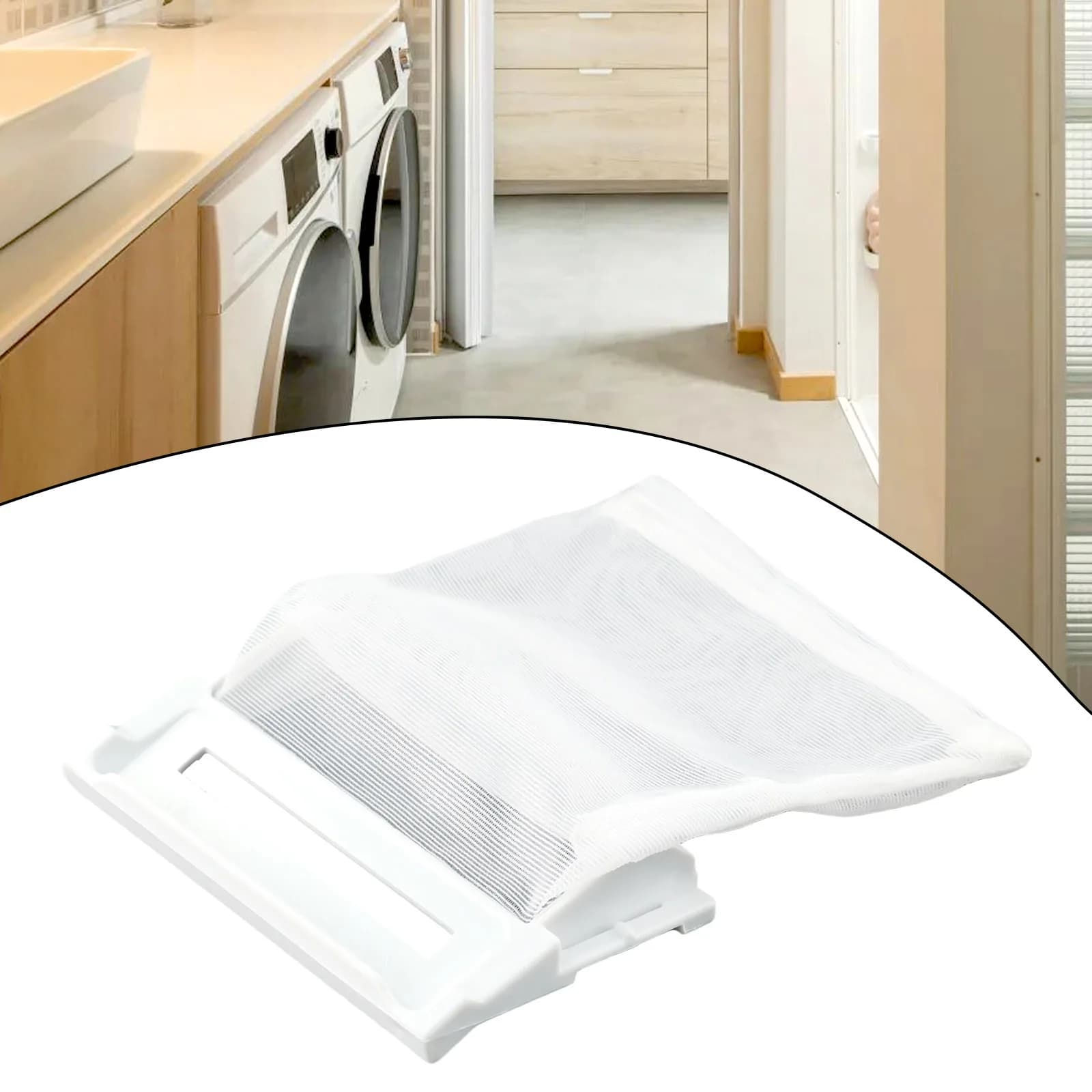 Washing Machine Filter Bags 140*100mm 2 pieces LG Hair Catcher Laundry Lint Mesh High Quality
