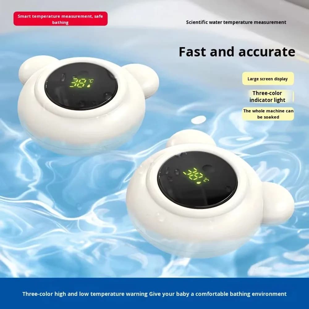 Waterproof Infant Bath Thermometer for Baby Shower Bathing Essentials for Children Baby Bath Temperature Meter