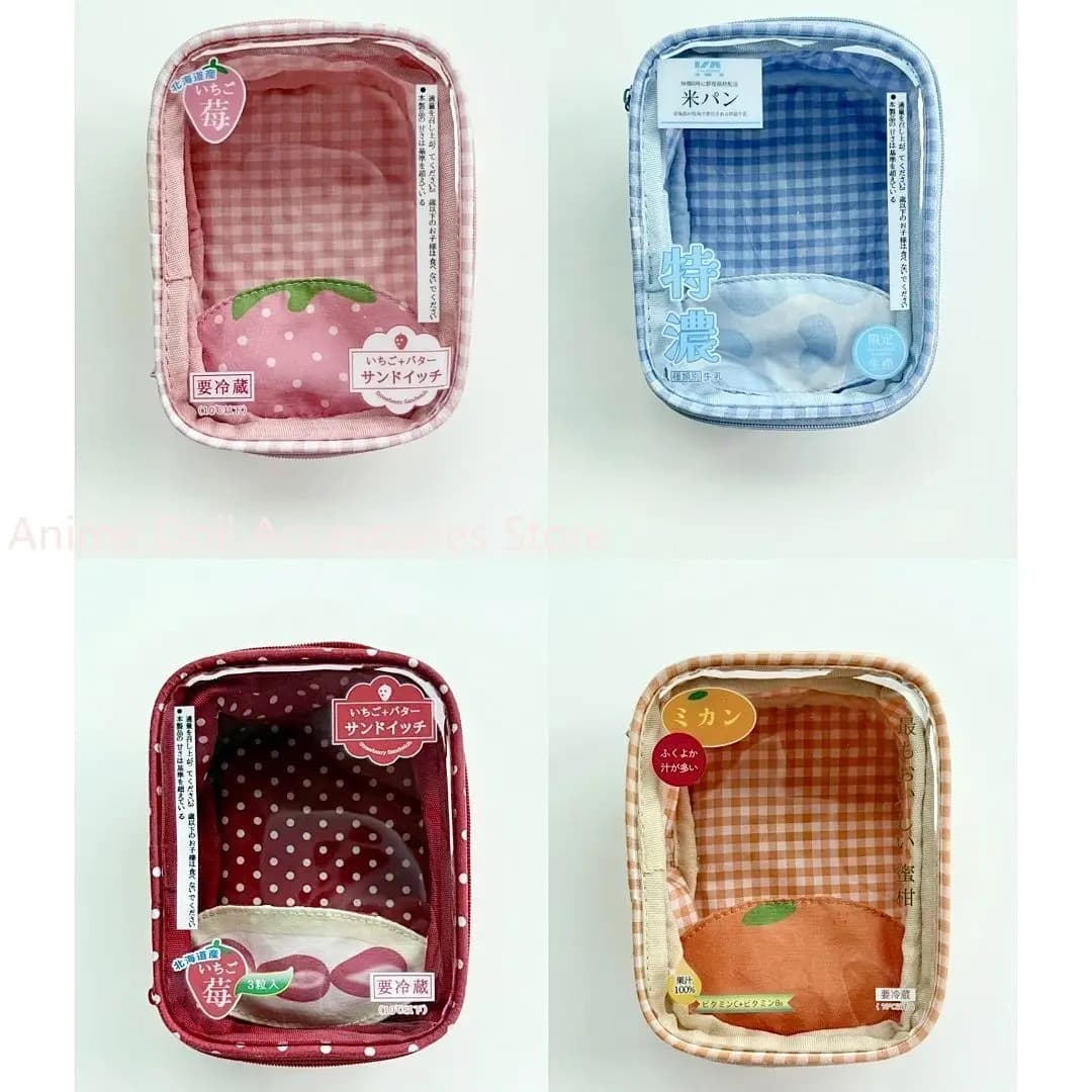 Borsa portaoggetti per bambole da 10 cm Borsa per esposizione da gita Custodia protettiva Accessori Borsa protettiva per bambole di peluche