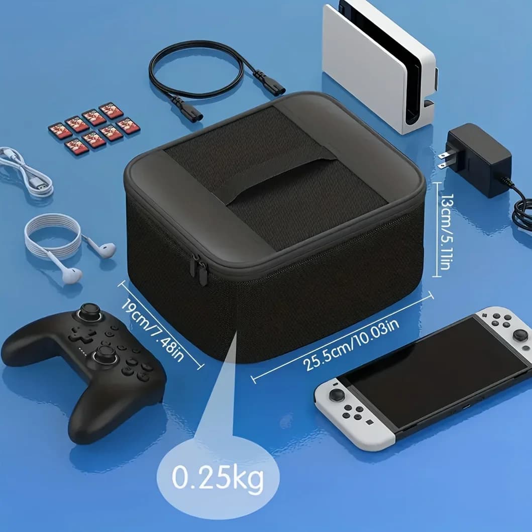 Custodia per Switch 2, Custodia protettiva impermeabile portatile Soft Shell Custodia da viaggio Borsa portatile Oxford per NS Switch 2