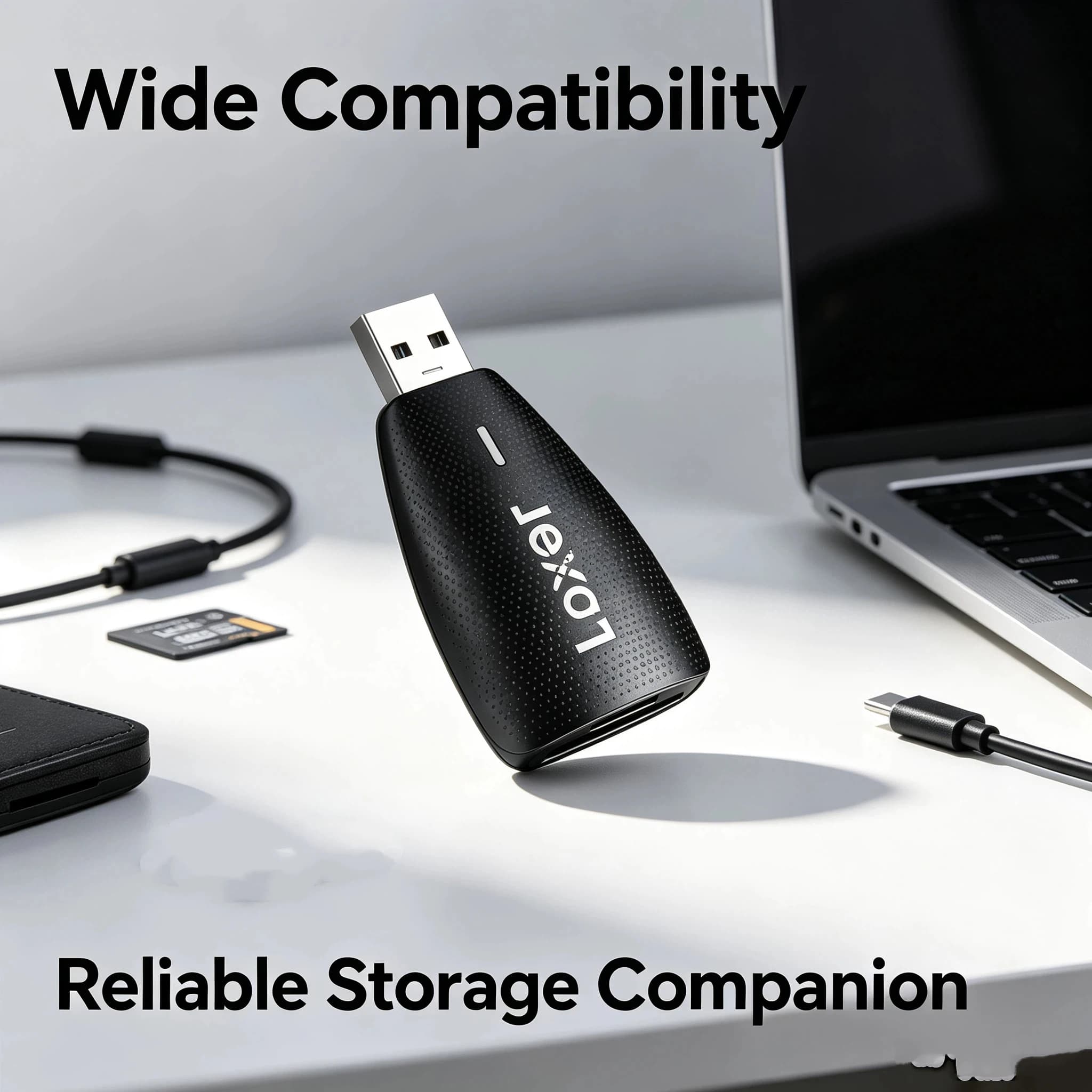 Lexar All in 1 Card Reader USB 3.1 SD TF Micro SD Memory Card Adapter for Computer PC