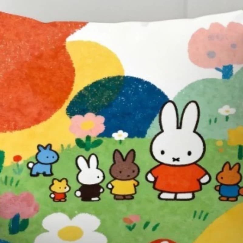 Cartoon Kawaii New Style Pillow Living Room Sofa Cushion Decoration Pillow Good Quality High Rebound Soft and Comfortable Miffy