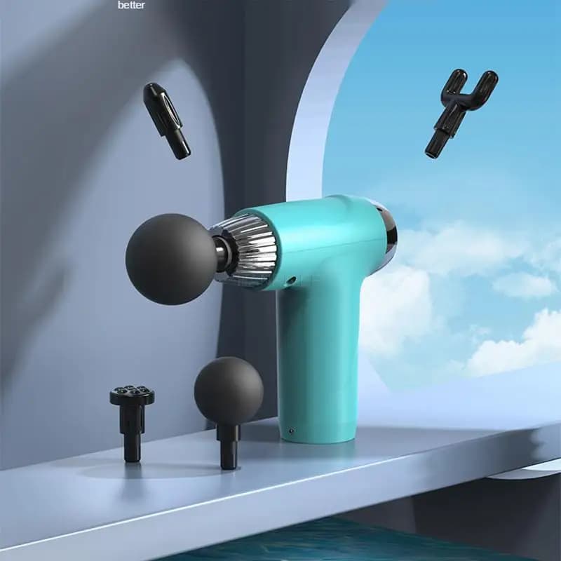 Mini gun for pulse band LCD micro current gun for physiotherapy instrument for muscle massage of the cervical spine