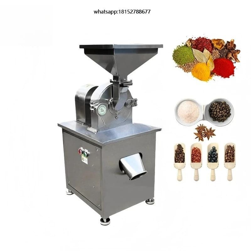 Salt Powder Grinding Machine Dry Vegetable Grinding Machines Commercial Bean and Tea Leaf Grinder
