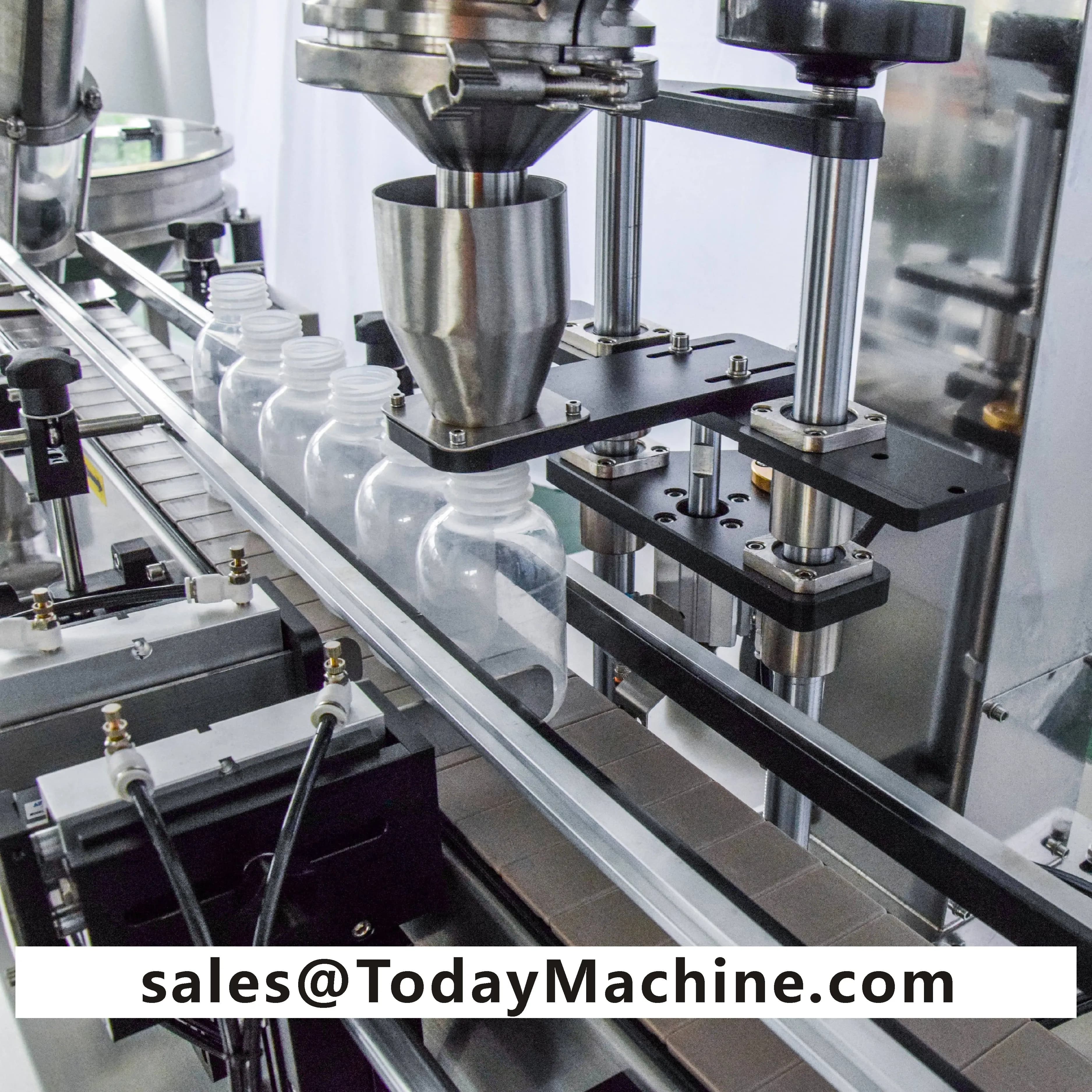 Bottle Powder Packaging Machine Semi-automatic Protein Powder Canning Machine Production Line