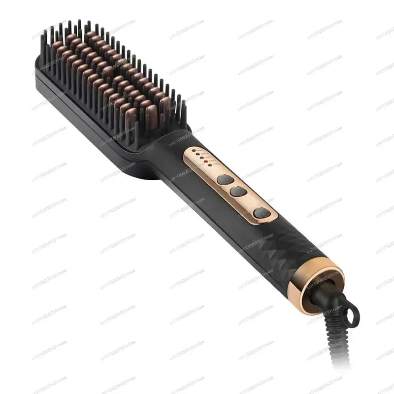 for European Standard Electric Hair Straightener Comb Negative Ion Heating Brush No Damage Hair Styling Tool Straightening