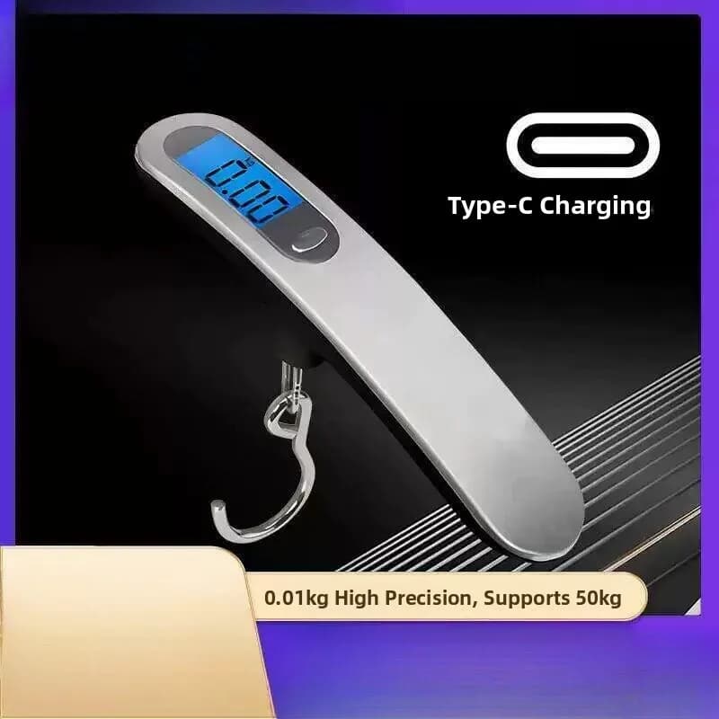 Portable Luggage Scale Electronic Handheld Precise 50kg Grams Home Travel Bag Parcel Scale Kitchen Cooking Tools BEAUTISKY